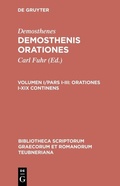 Cover: Orationes I-XIX continens - De Gruyter