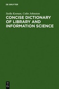 Cover: Concise Dictionary of Library and Information Science - De Gruyter Saur