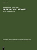 Cover: Briefwechsel 1930-1951 - De Gruyter Saur