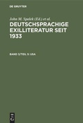 Cover: USA - De Gruyter Saur