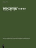 Cover: Briefwechsel 1930-1951 - De Gruyter