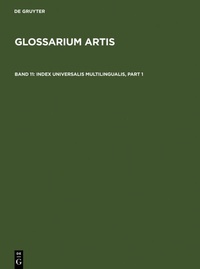Enlarge image Cover: Index Universalis Multilingualis - De Gruyter Saur