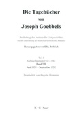 Cover: Juni 1931 - September 1932 - De Gruyter Saur