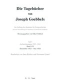Abbildung von: Dezember 1925 - Mai 1928 - De Gruyter Saur