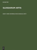Cover: Index Universalis Multilingualis - De Gruyter Saur