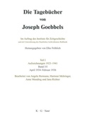 Cover: April 1934 - Februar 1936 - De Gruyter Saur