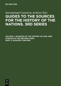Cover: Sources 1796-1949 - De Gruyter Saur