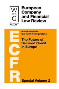 Abbildung von: The Future of Secured Credit in Europe - De Gruyter