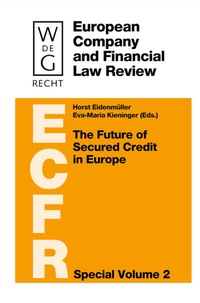 Abbildung von: The Future of Secured Credit in Europe - De Gruyter