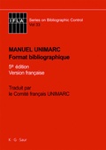Cover: Manuel UNIMARC - De Gruyter Saur