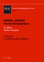 Cover: Manuel UNIMARC - De Gruyter Saur
