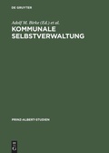 Cover: Kommunale Selbstverwaltung - De Gruyter Saur