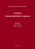 Cover: Lexikon deutsch-j&uuml;discher Autoren / Kura - Lewa - De Gruyter
