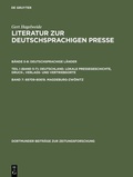 Cover: 69709-80619. Magdeburg-Zw&ouml;nitz - De Gruyter Saur