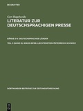 Cover: 80620-89198. Liechtenstein-&Ouml;sterreich-Schweiz - De Gruyter Saur