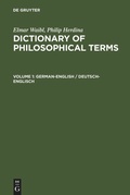 Cover: German-English / Deutsch-Englisch - De Gruyter Saur