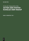 Cover: Regesten. Teil 1 - De Gruyter Saur