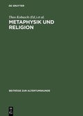 Cover: Metaphysik und Religion - De Gruyter