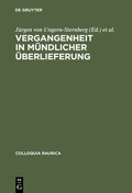 Cover: Vergangenheit in m&uuml;ndlicher &Uuml;berlieferung - De Gruyter
