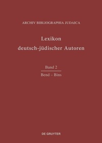 Enlarge image Cover: Bend - Bins - De Gruyter Saur