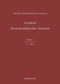 Cover: A - Benc - De Gruyter Saur
