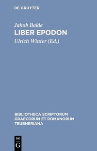 Enlarge image Cover: Liber Epodon - De Gruyter