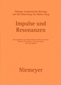 Cover: Impulse und Resonanzen - De Gruyter