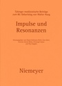 Cover: Impulse und Resonanzen - De Gruyter