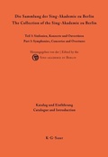 Cover: Katalog und Einf&uuml;hrung - De Gruyter Saur