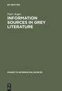 Cover: Information Sources in Grey Literature - De Gruyter Saur