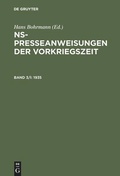 Cover: 1935 - De Gruyter Saur