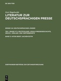 Cover: 44706-58007. Aachen-Eutin - De Gruyter Saur