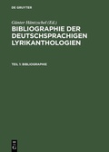 Cover: Teil 1: Bibliographie; Teil 2: Register - De Gruyter Saur