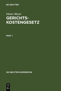 Abbildung von: Gerichtskostengesetz - De Gruyter