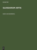Cover: Das Baudenkmal - De Gruyter Saur