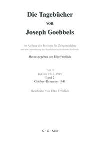Abbildung von: Oktober - Dezember 1941 - De Gruyter Saur