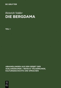 Abbildung von: Die Bergdama. Teil 1 - De Gruyter