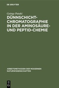 Bild: D&uuml;nnschichtchromatographie in der Aminos&auml;ure- und Peptid-Chemie - De Gruyter