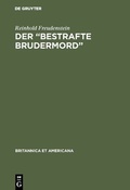 Cover: Der "Bestrafte Brudermord" - De Gruyter Mouton