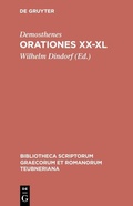 Cover: Orationes XX-XL - De Gruyter