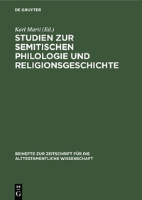 Abbildung von: Studien zur semitischen Philologie und Religionsgeschichte - De Gruyter