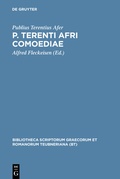 Cover: P. Terenti Afri comoediae - De Gruyter