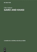 Cover: Garo and Khasi - De Gruyter Mouton