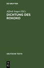 Cover: Dichtung des Rokoko - De Gruyter