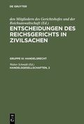 Cover: Handelsgesellschaften, 2 - De Gruyter
