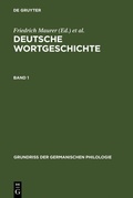 Cover: Deutsche Wortgeschichte. Band 1 - De Gruyter