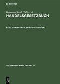 Cover: Handelsgesetzbuch / &sect;&sect; 145-177. &sect;&sect; 335-342 - De Gruyter