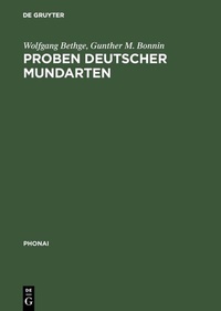 Enlarge image Cover: Proben deutscher Mundarten - De Gruyter Mouton