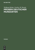 Cover: Proben deutscher Mundarten - De Gruyter Mouton