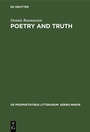 Cover: Poetry and truth - De Gruyter Mouton